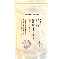 粒こんきらり（乾燥粒こんにゃく）