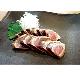 藁焼きキハダマグロたたき