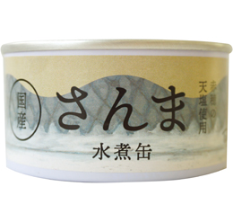 さんま水煮缶