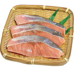 秋鮭切身（無塩）