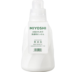お肌のための洗濯用液体石けん