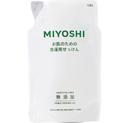 お肌のための洗濯用液体石けん